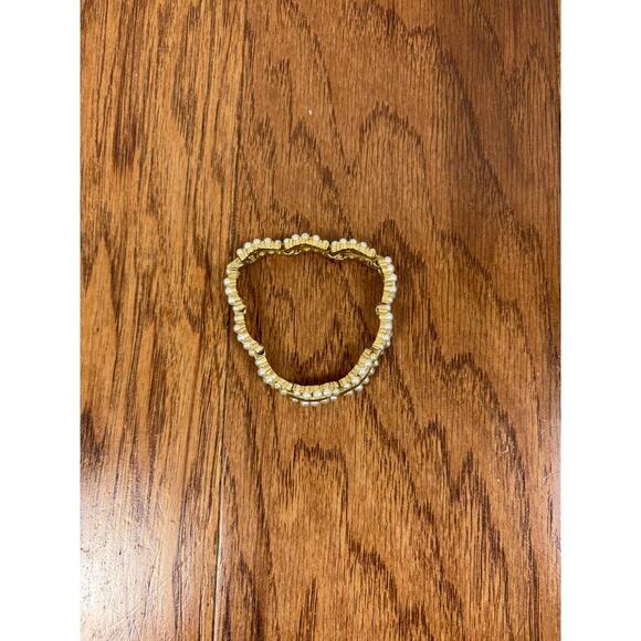 B14 Coro Faux Pearl Link Bracelet Audrey Hepburn Style Vintage Old Hollywood - Picture 7 of 12